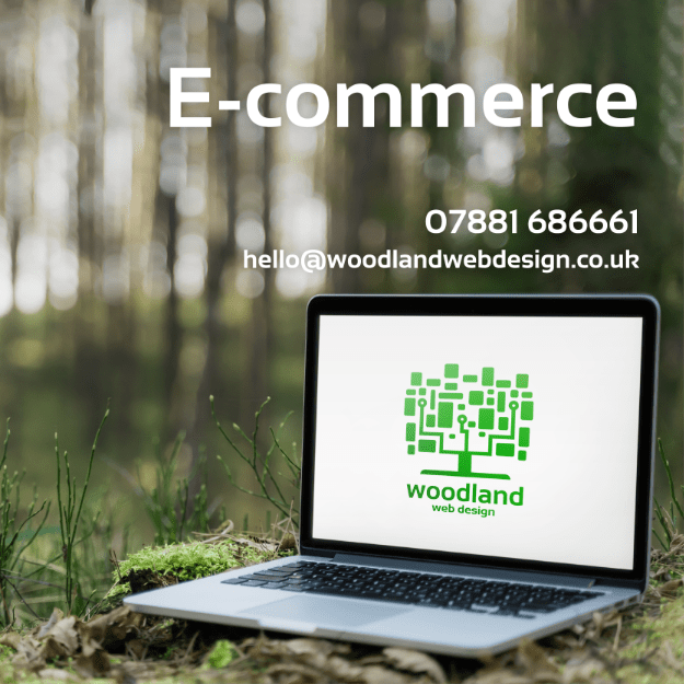E-commerce website design from Woodland Web Design